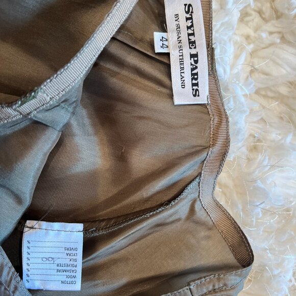 Style Paris by Susan Sutherland Tiered Silk Skirt - Picture 4 of 4